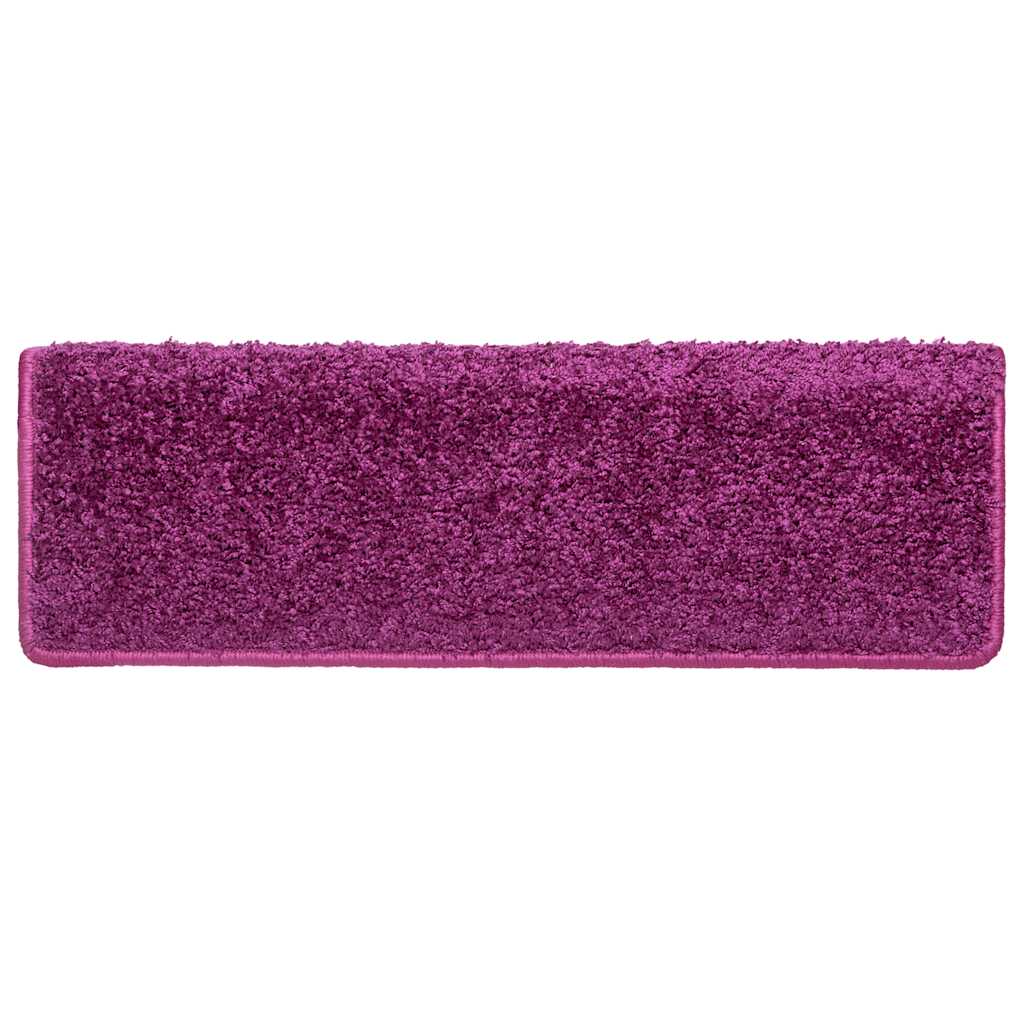 Trapmatten 20 st 65x21x4 cm Violet Rechthoekige Rand is nu te koop bij PeponiXL, paradijselijk wonen!