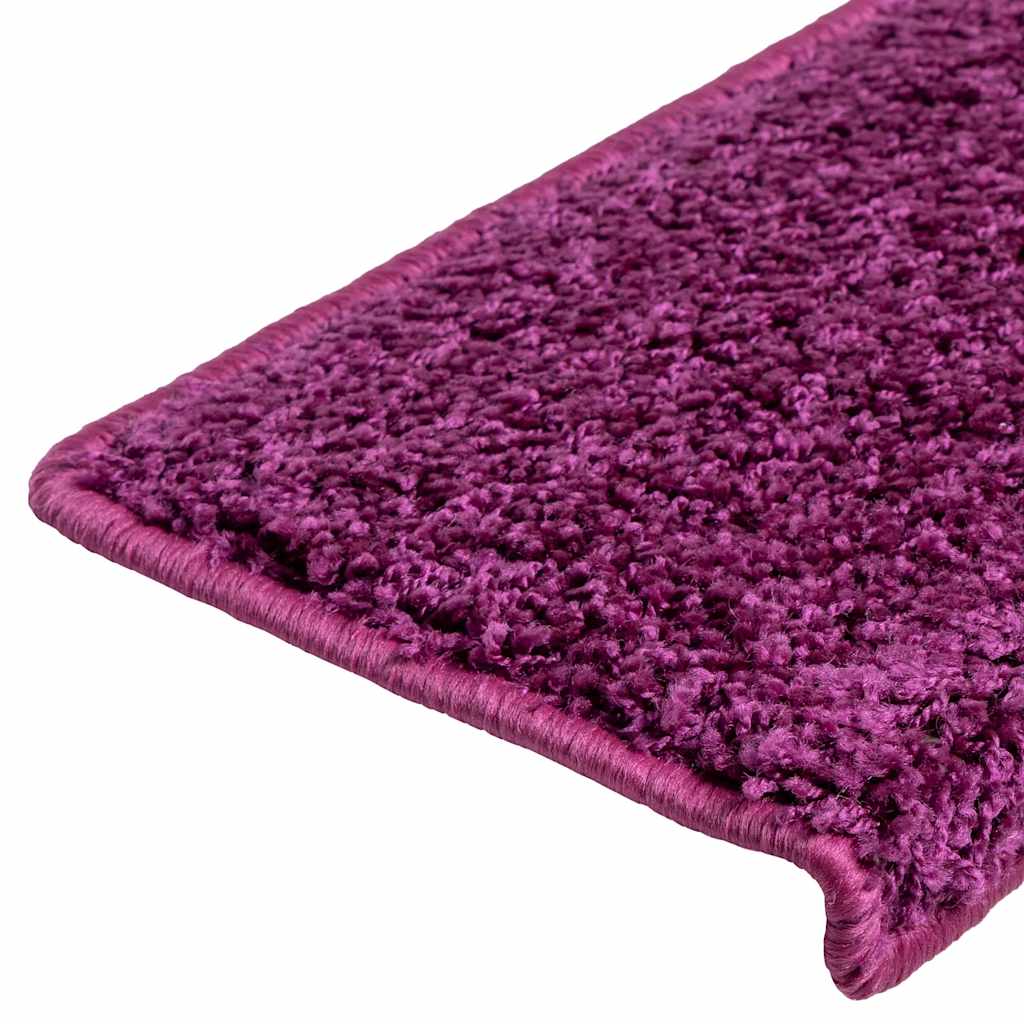 Trapmatten 20 st 65x21x4 cm Violet Rechthoekige Rand is nu te koop bij PeponiXL, paradijselijk wonen!