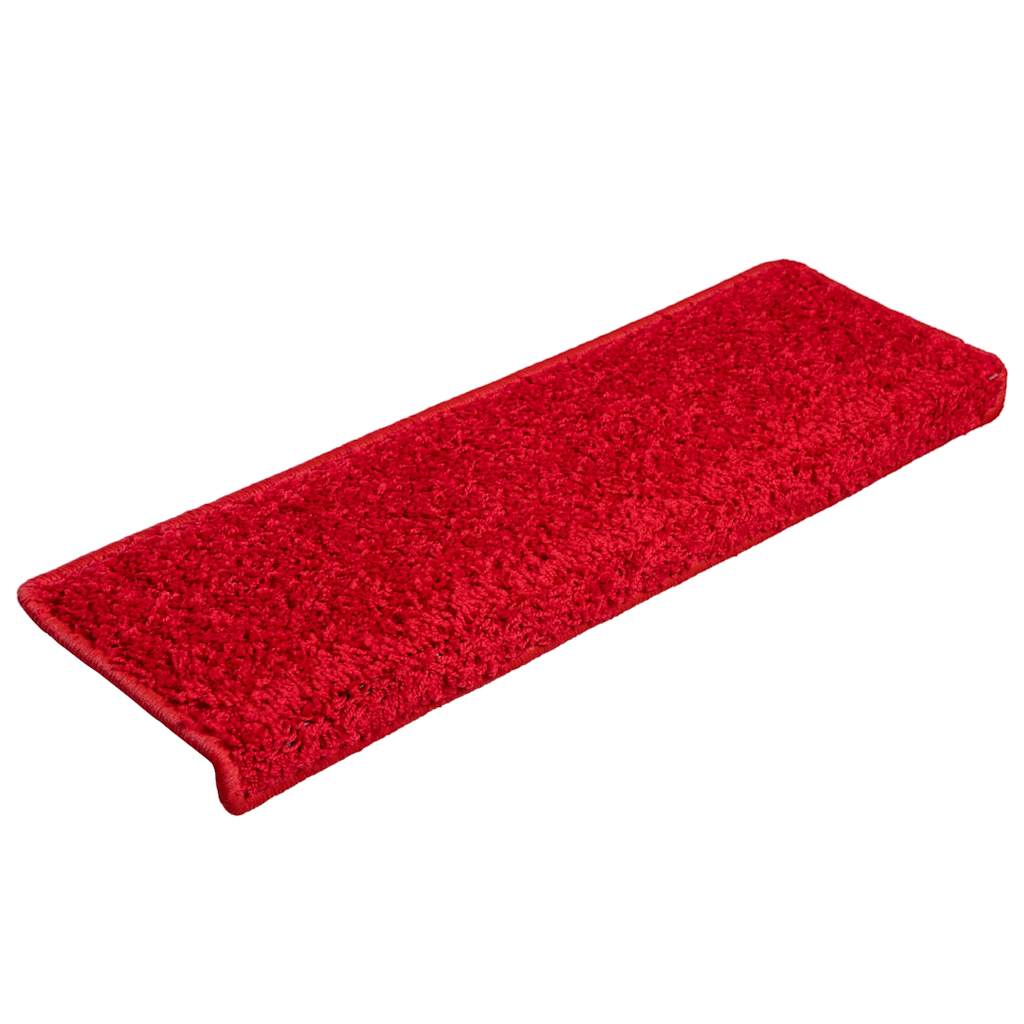 Trapmatten 20 st 65x21x4 cm Rood Rechthoekige Rand is nu te koop bij PeponiXL, paradijselijk wonen!