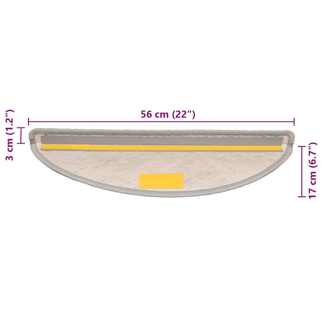 Trapmatten zelfklevend Sisal-Look 30 st 56x17x3 cm Platina is nu te koop bij PeponiXL, paradijselijk wonen!