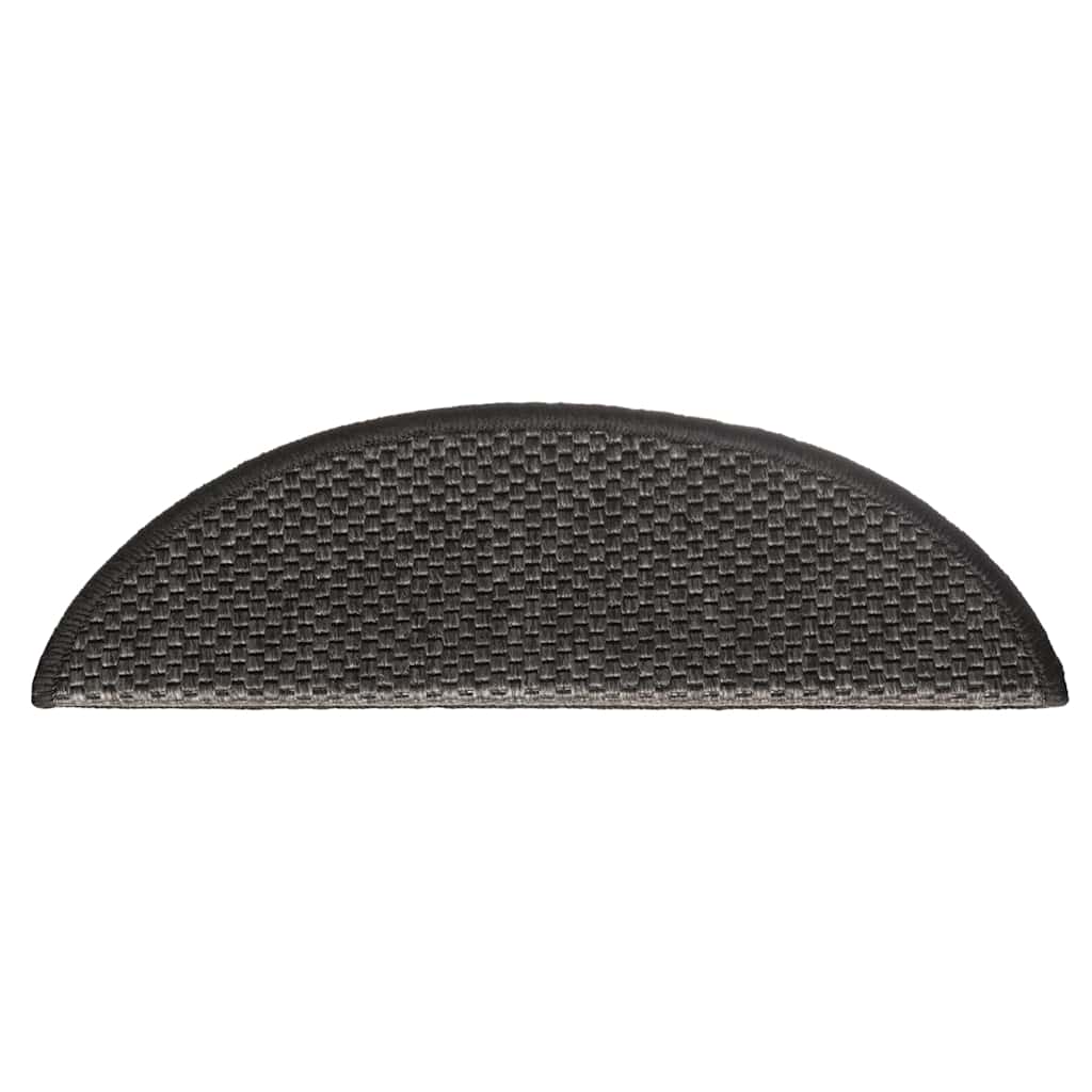 Trapmatten zelfklevend Sisal-Look 30 st 56x17x3 cm antraciet is nu te koop bij PeponiXL, paradijselijk wonen!