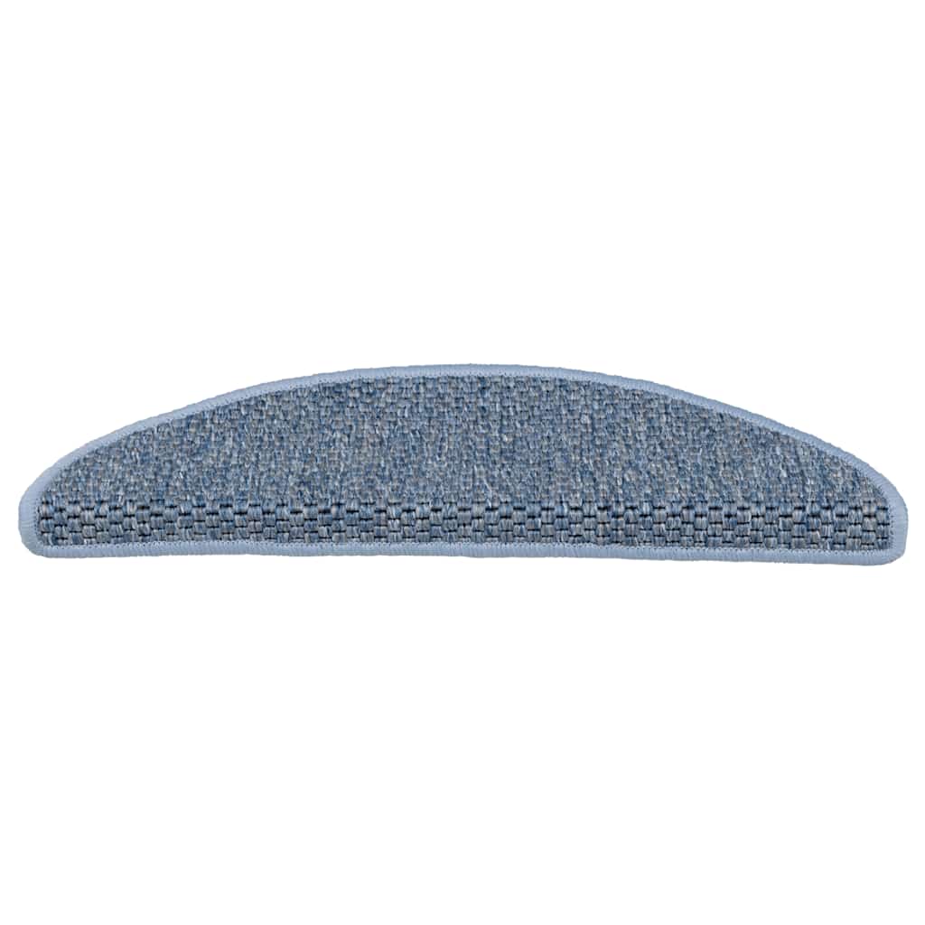 Trapmatten zelfklevend Sisal-Look 30 st 56x17x3 cm blauw is nu te koop bij PeponiXL, paradijselijk wonen!