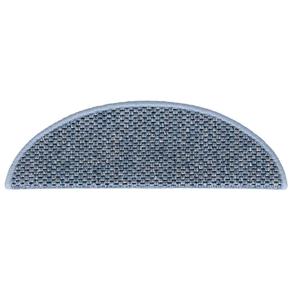 Trapmatten zelfklevend Sisal-Look 30 st 56x17x3 cm blauw is nu te koop bij PeponiXL, paradijselijk wonen!