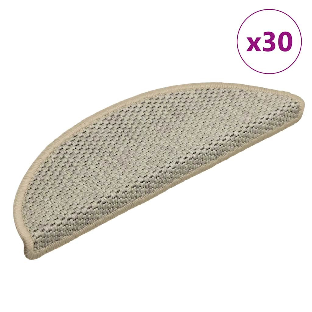 Trapmatten zelfklevend Sisal-Look 30 st 56x17x3 cm lichtgroen is nu te koop bij PeponiXL, paradijselijk wonen!