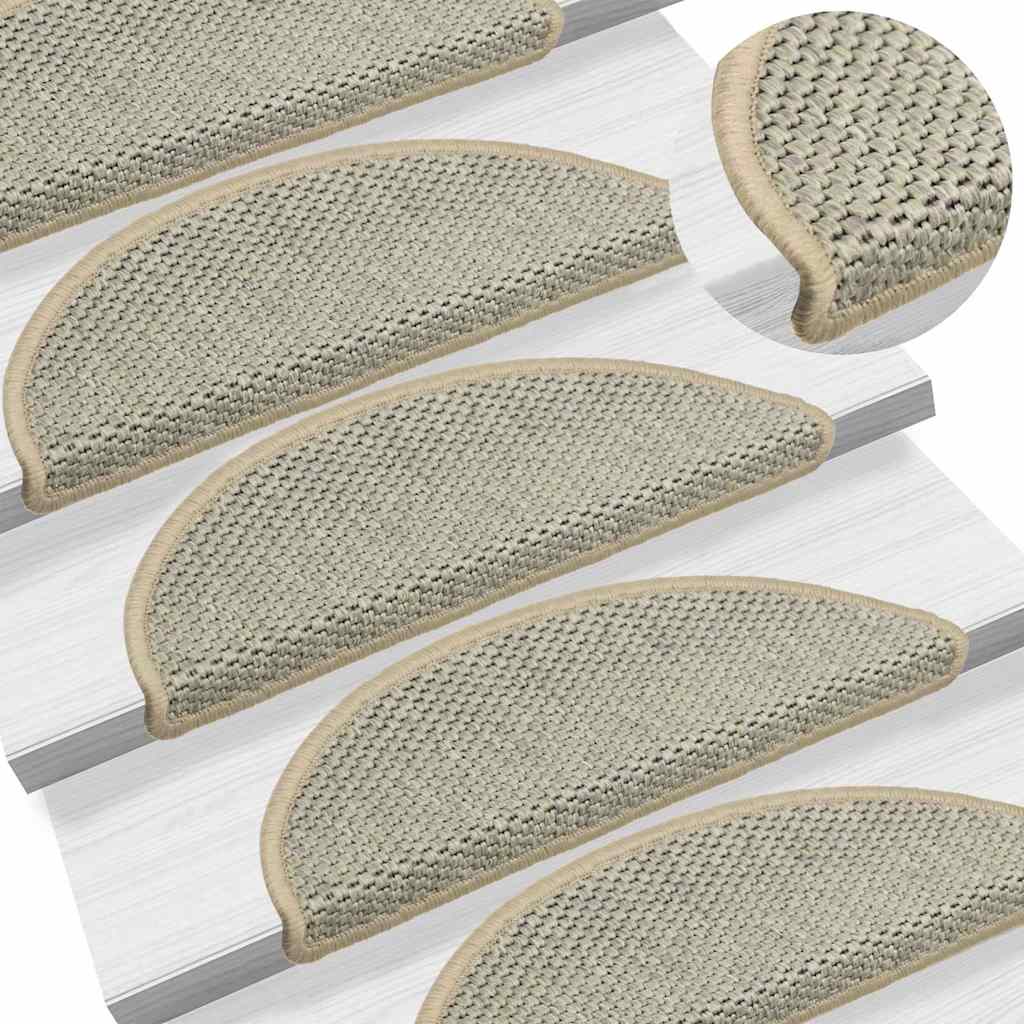 Trapmatten zelfklevend Sisal-Look 30 st 56x17x3 cm lichtgroen is nu te koop bij PeponiXL, paradijselijk wonen!