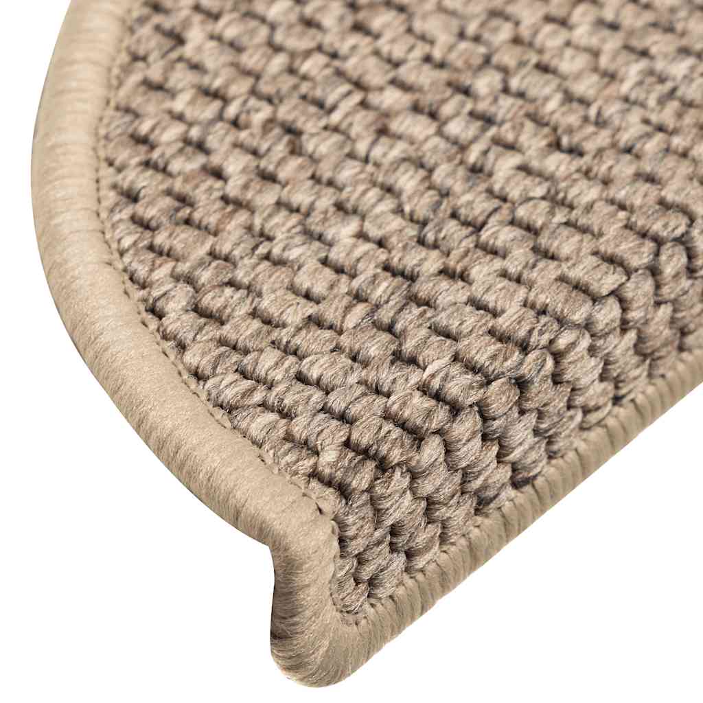 Trapmatten zelfklevend Sisal-Look 30 st 56x17x3 cm donkerbeige is nu te koop bij PeponiXL, paradijselijk wonen!