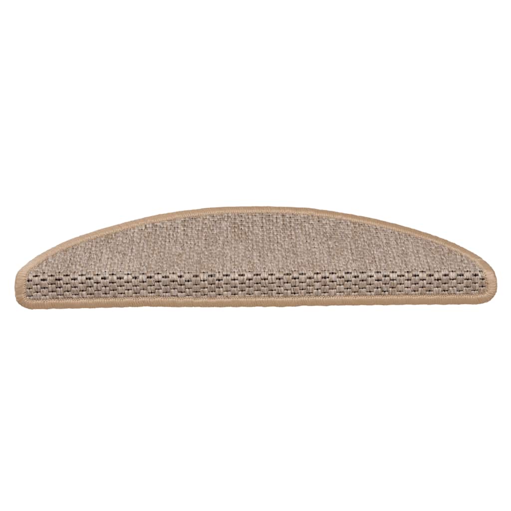 Trapmatten zelfklevend Sisal-Look 30 st 56x17x3 cm lichtbeige is nu te koop bij PeponiXL, paradijselijk wonen!