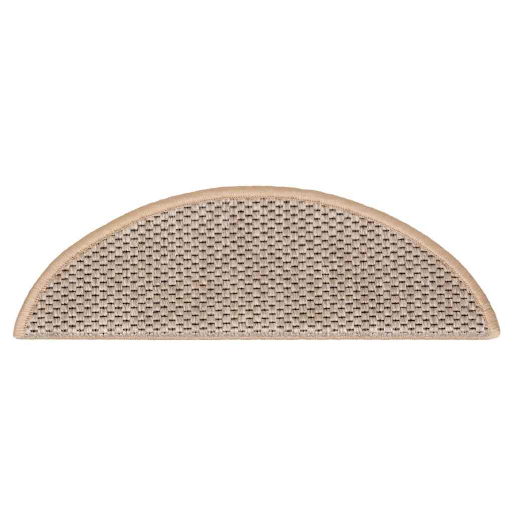 Trapmatten zelfklevend Sisal-Look 30 st 56x17x3 cm lichtbeige is nu te koop bij PeponiXL, paradijselijk wonen!