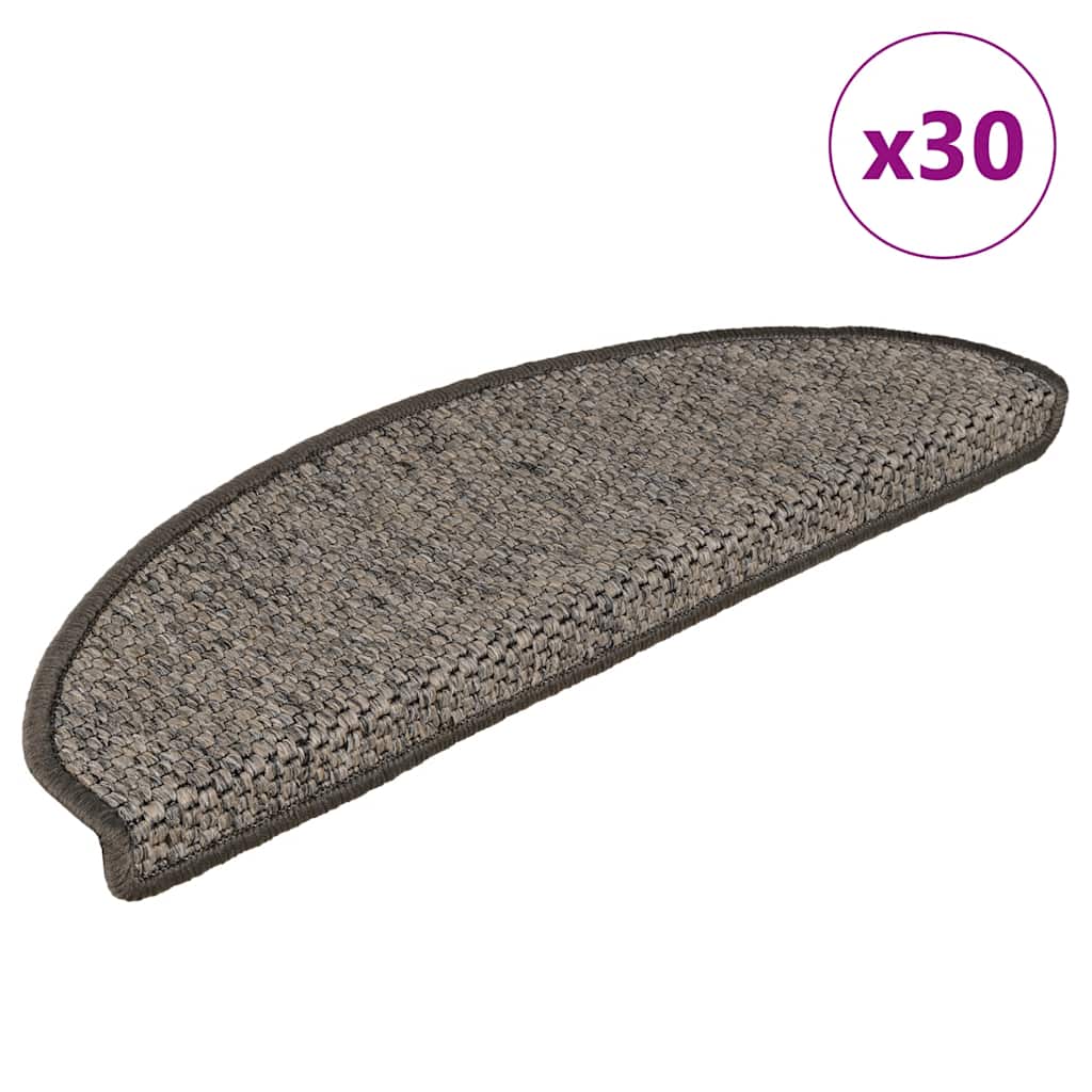 Trapmatten zelfklevend Sisal-Look 30 st 65x21x4 cm grijs-beige is nu te koop bij PeponiXL, paradijselijk wonen!