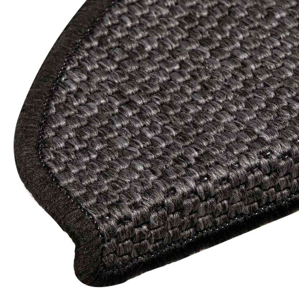 Trapmatten zelfklevend Sisal-Look 30 st 65x21x4 cm antraciet is nu te koop bij PeponiXL, paradijselijk wonen!