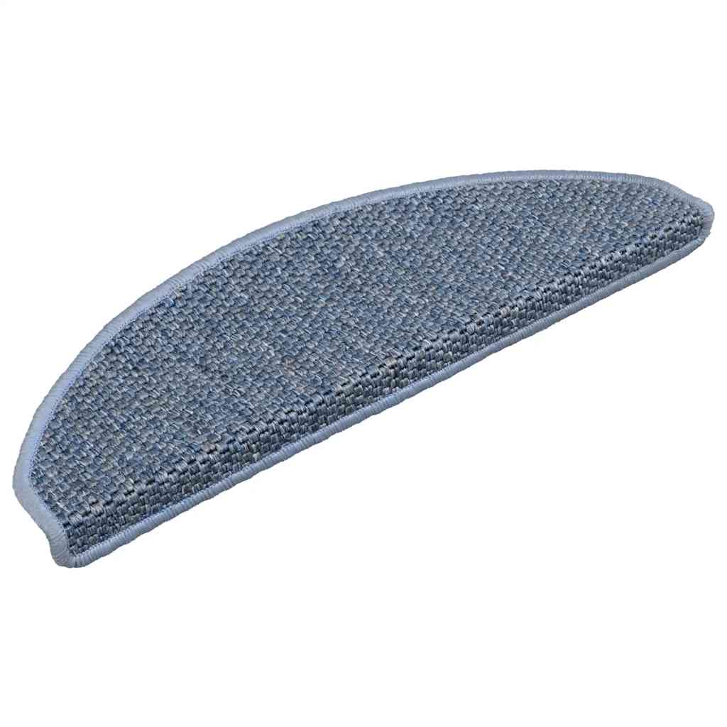Trapmatten zelfklevend Sisal-Look 30 st 65x21x4 cm blauw is nu te koop bij PeponiXL, paradijselijk wonen!