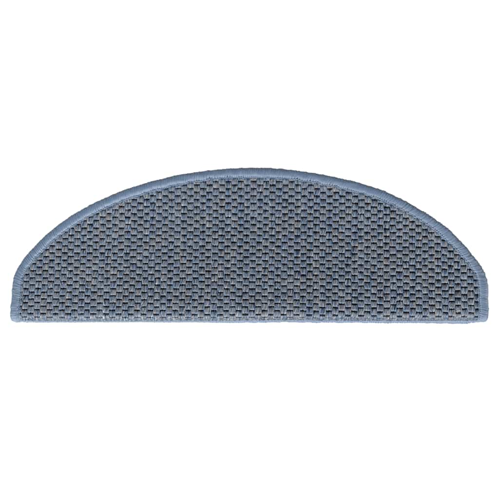 Trapmatten zelfklevend Sisal-Look 30 st 65x21x4 cm blauw is nu te koop bij PeponiXL, paradijselijk wonen!