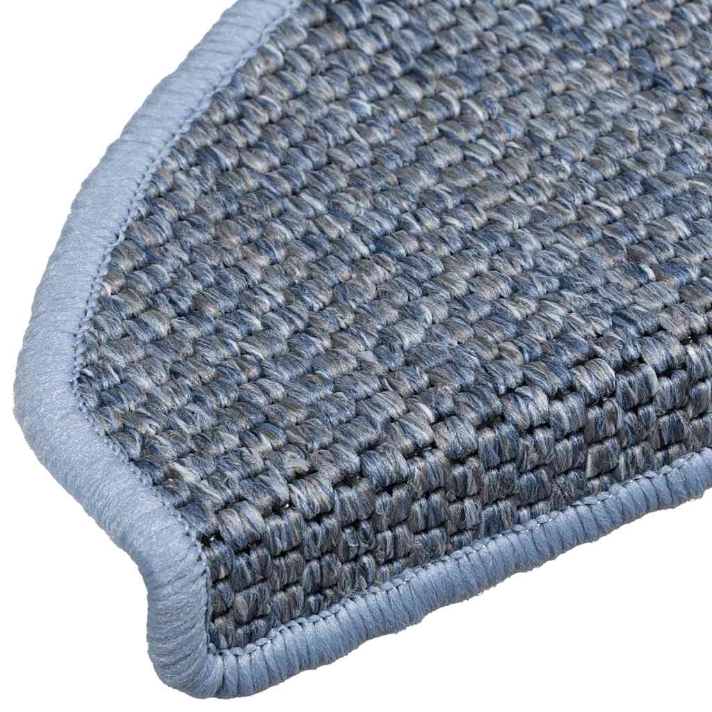 Trapmatten zelfklevend Sisal-Look 30 st 65x21x4 cm blauw is nu te koop bij PeponiXL, paradijselijk wonen!