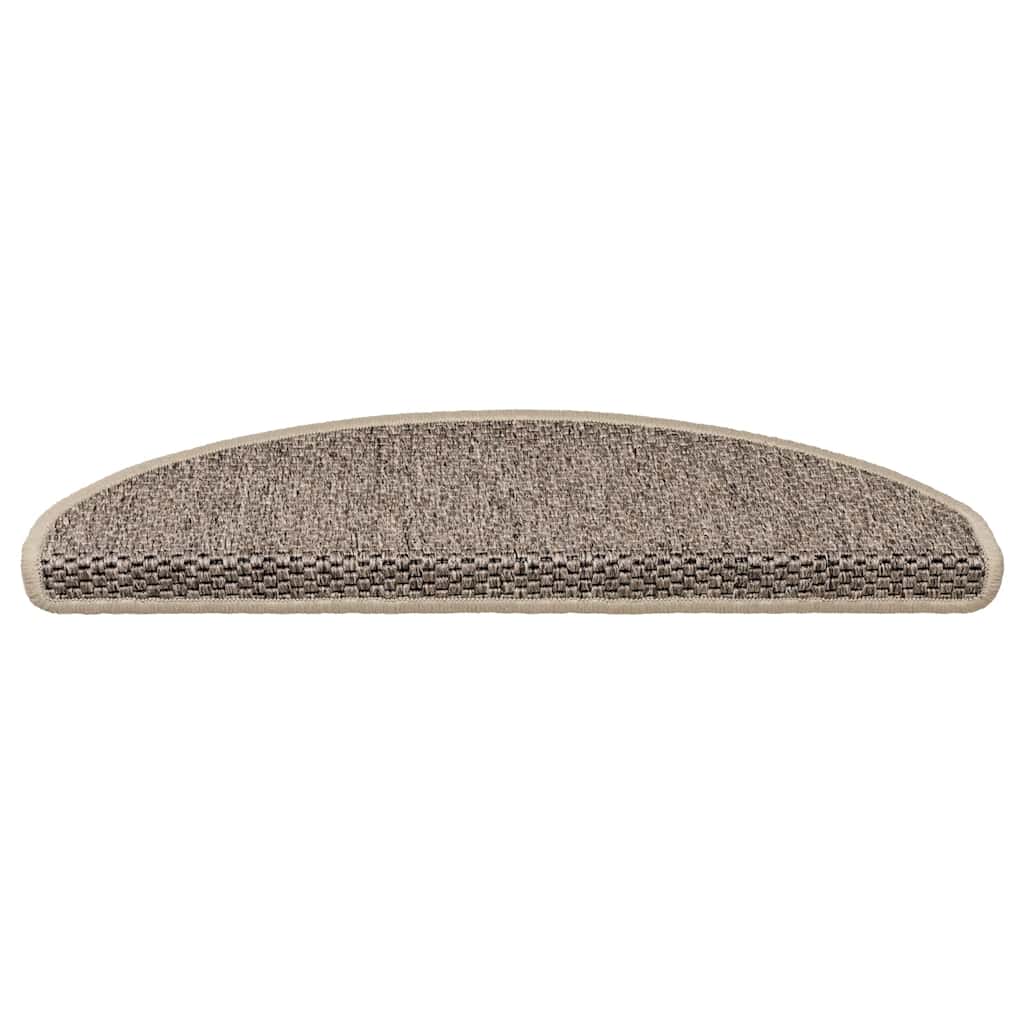 Trapmatten zelfklevend Sisal-Look 30 st 65x21x4 cm donkerbeige is nu te koop bij PeponiXL, paradijselijk wonen!