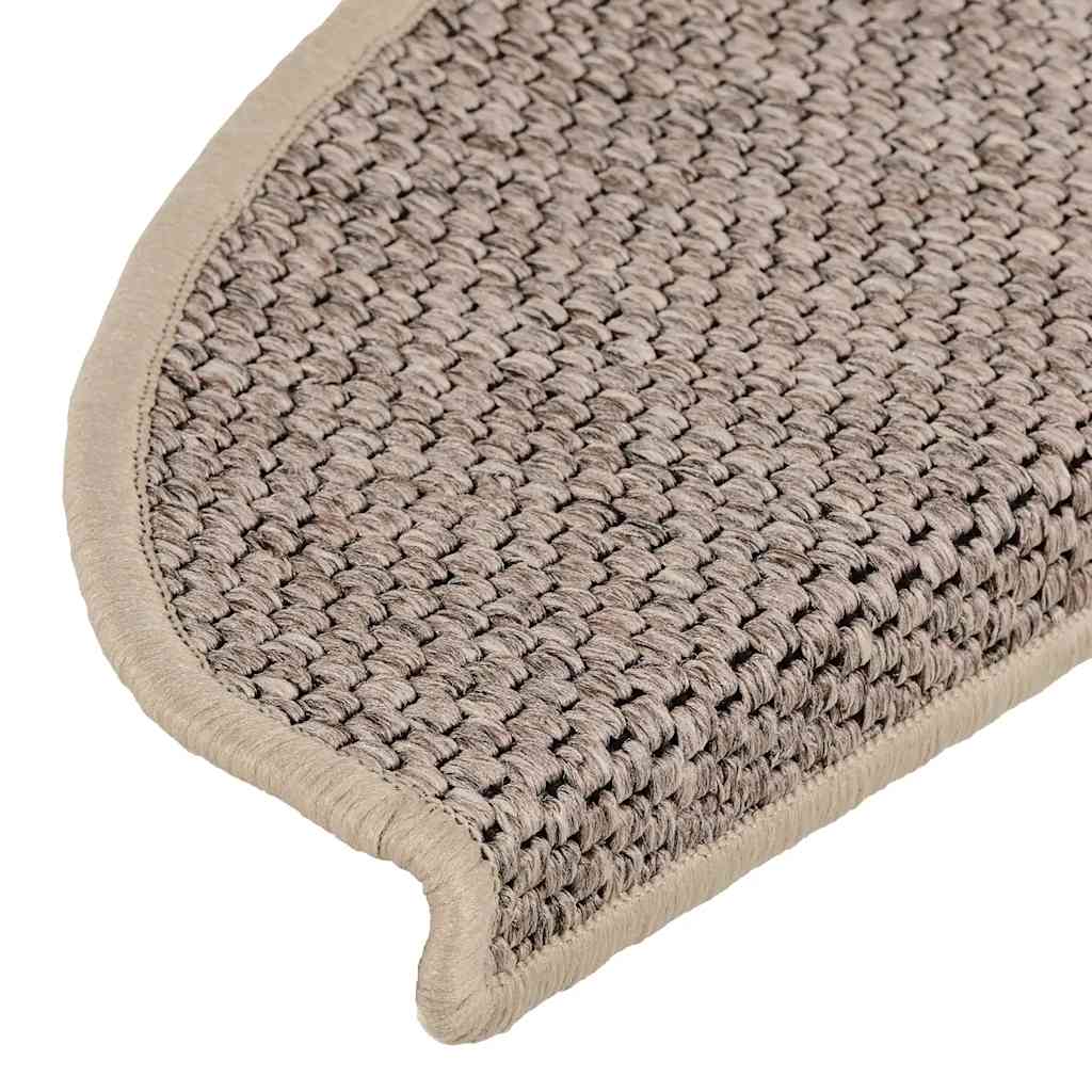 Trapmatten zelfklevend Sisal-Look 30 st 65x21x4 cm donkerbeige is nu te koop bij PeponiXL, paradijselijk wonen!