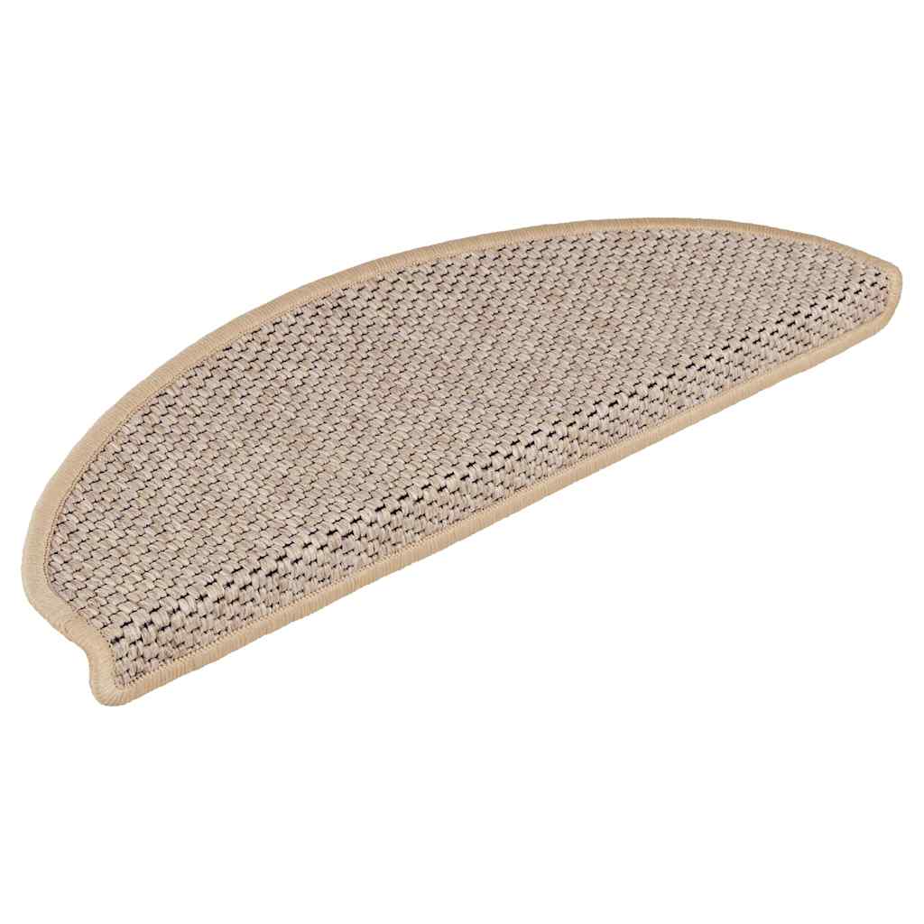 Trapmatten Sisal-Look zelfklevend 30 st 65x21x4 cm lichtbeige is nu te koop bij PeponiXL, paradijselijk wonen!