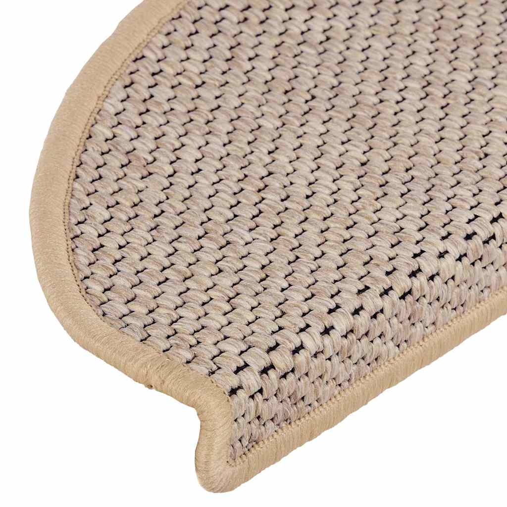 Trapmatten Sisal-Look zelfklevend 30 st 65x21x4 cm lichtbeige is nu te koop bij PeponiXL, paradijselijk wonen!