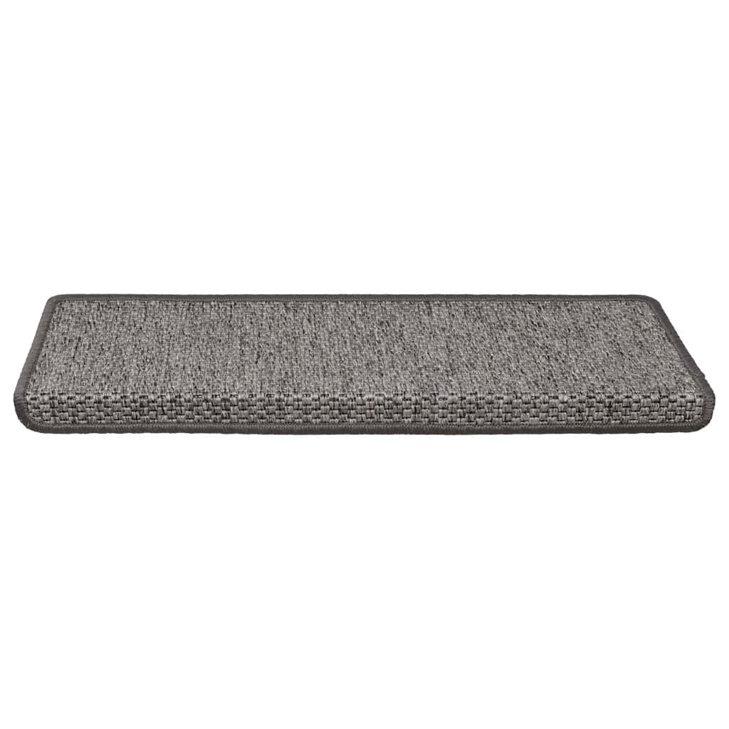 Trapmatten zelfklevend Sisal-Look 30 st 65x21x4 cm grijs beige is nu te koop bij PeponiXL, paradijselijk wonen!