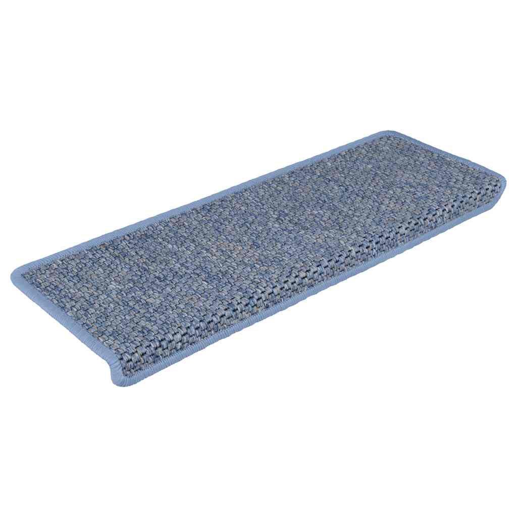 Trapmatten zelfklevend 30 st sisal-look 65x21x4 cm blauw is nu te koop bij PeponiXL, paradijselijk wonen!