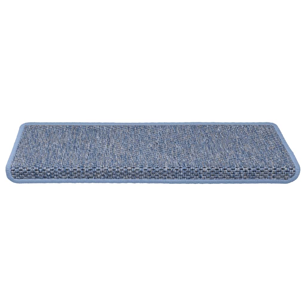 Trapmatten zelfklevend 30 st sisal-look 65x21x4 cm blauw is nu te koop bij PeponiXL, paradijselijk wonen!