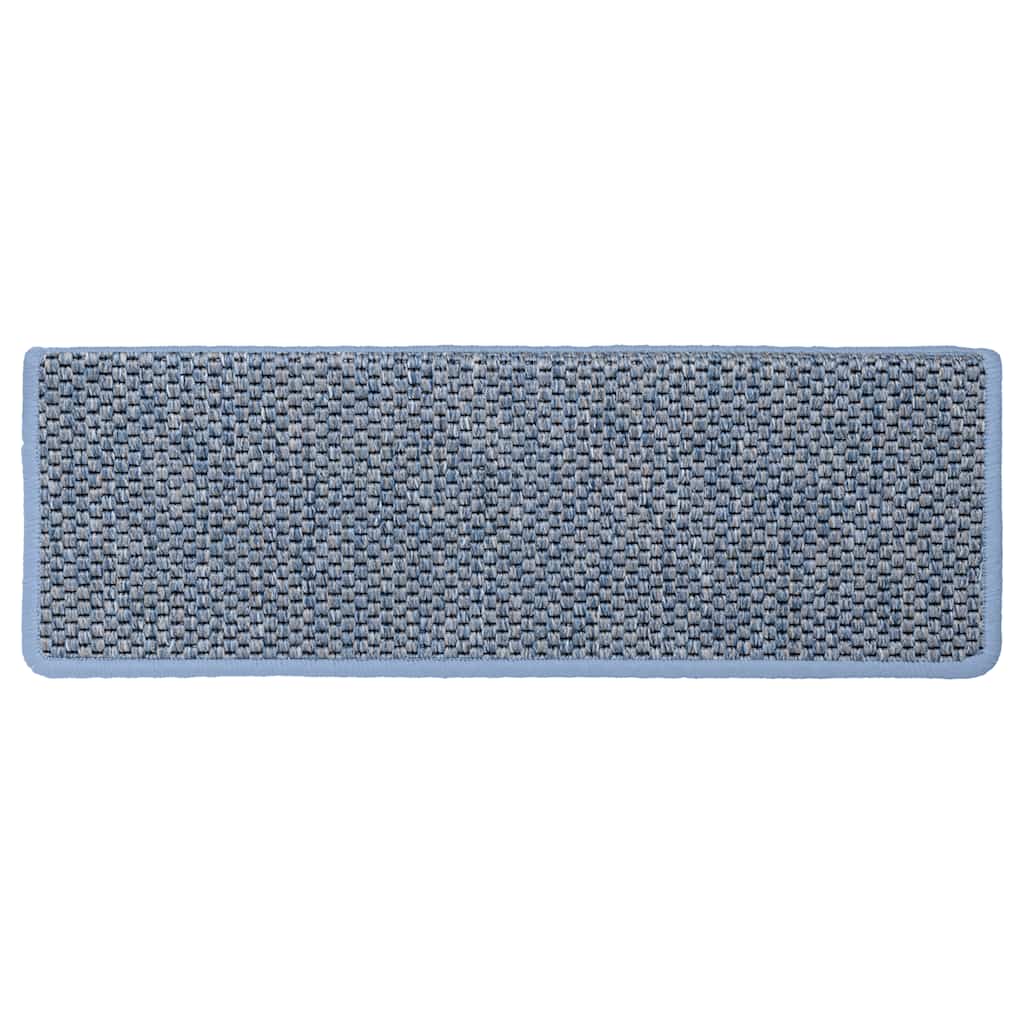 Trapmatten zelfklevend 30 st sisal-look 65x21x4 cm blauw is nu te koop bij PeponiXL, paradijselijk wonen!