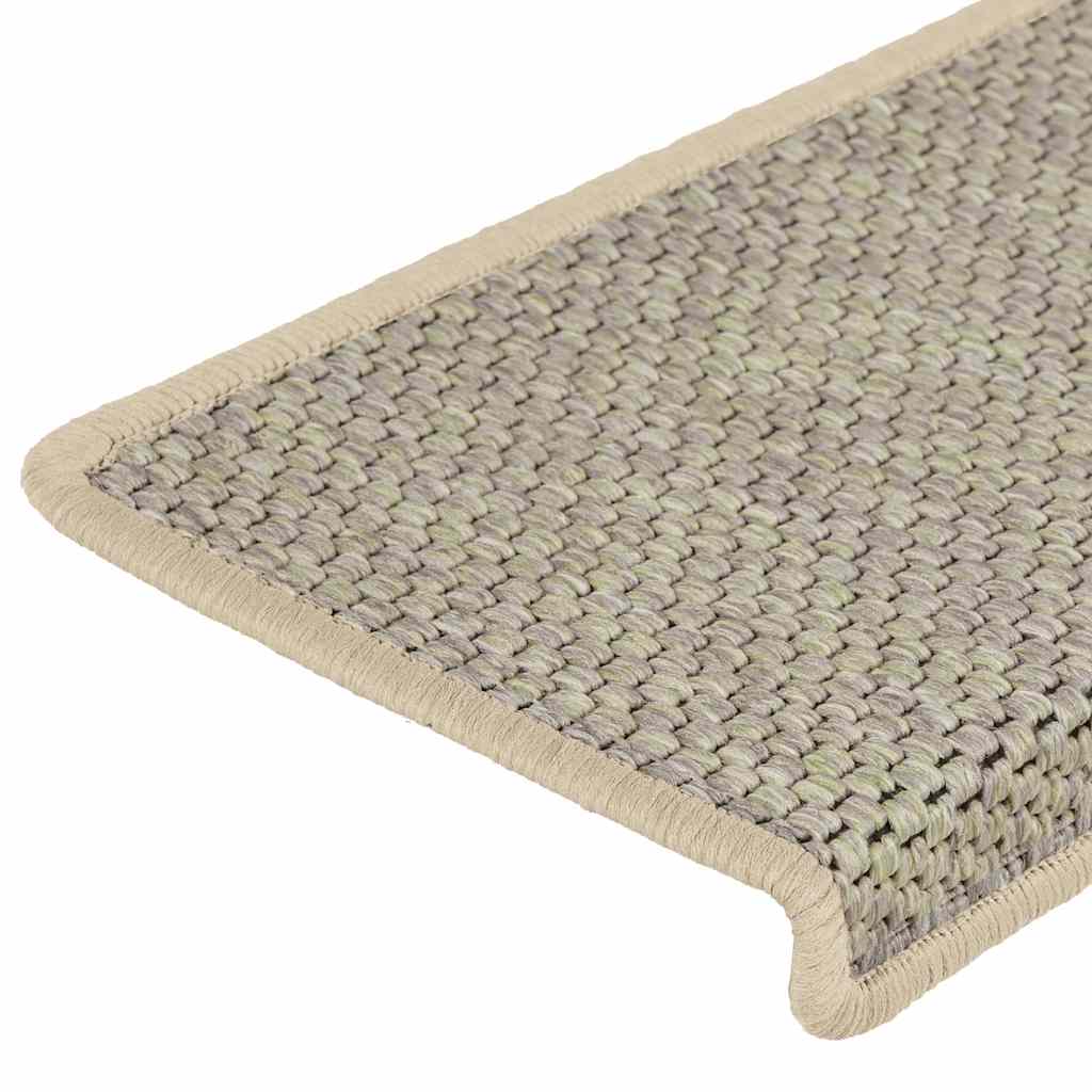 Trapmatten zelfklevend Sisal-Look 30 st 65x21x4 cm lichtgroen is nu te koop bij PeponiXL, paradijselijk wonen!