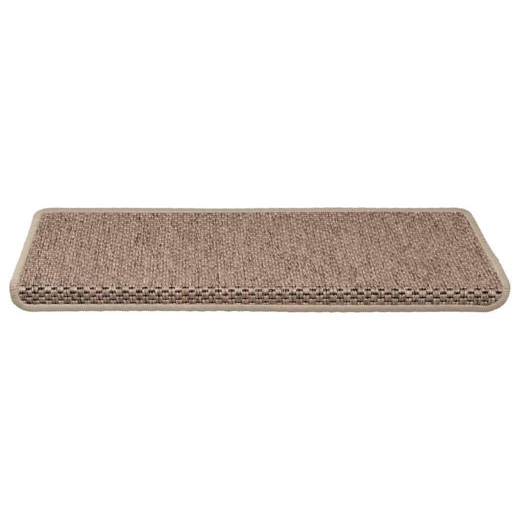 Trapmatten zelfklevend 30 st sisal-look 65x21x4 cm zandkleurig is nu te koop bij PeponiXL, paradijselijk wonen!