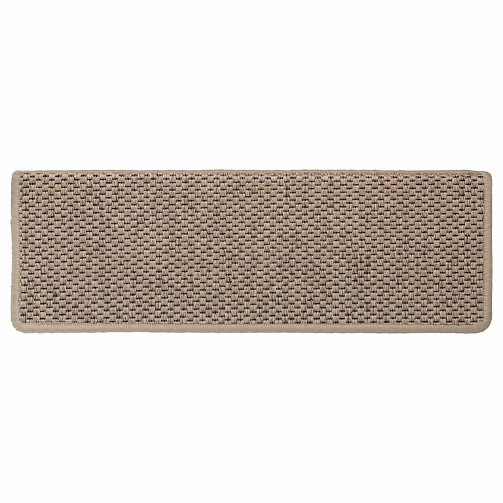 Trapmatten zelfklevend 30 st sisal-look 65x21x4 cm zandkleurig is nu te koop bij PeponiXL, paradijselijk wonen!