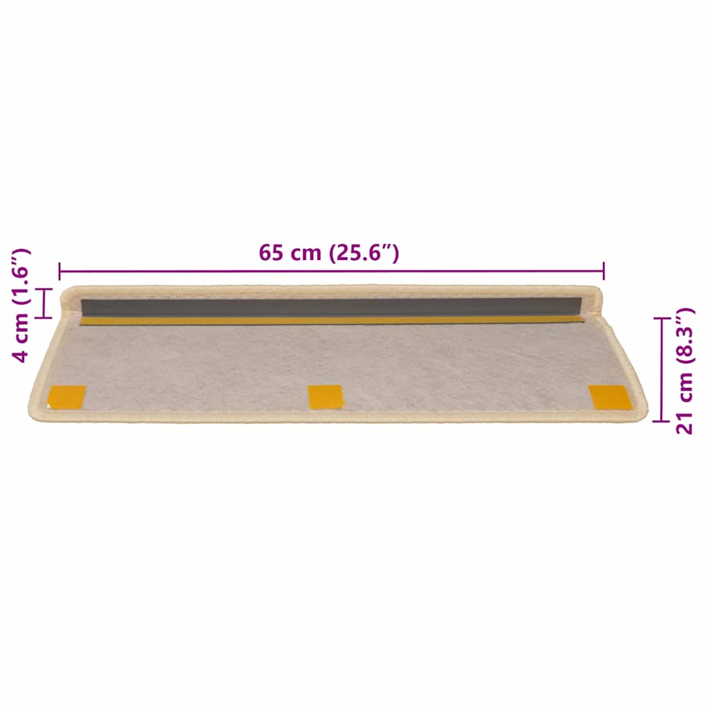 Trapmatten zelfklevend 30 st sisal-look 65x21x4 cm Berber is nu te koop bij PeponiXL, paradijselijk wonen!