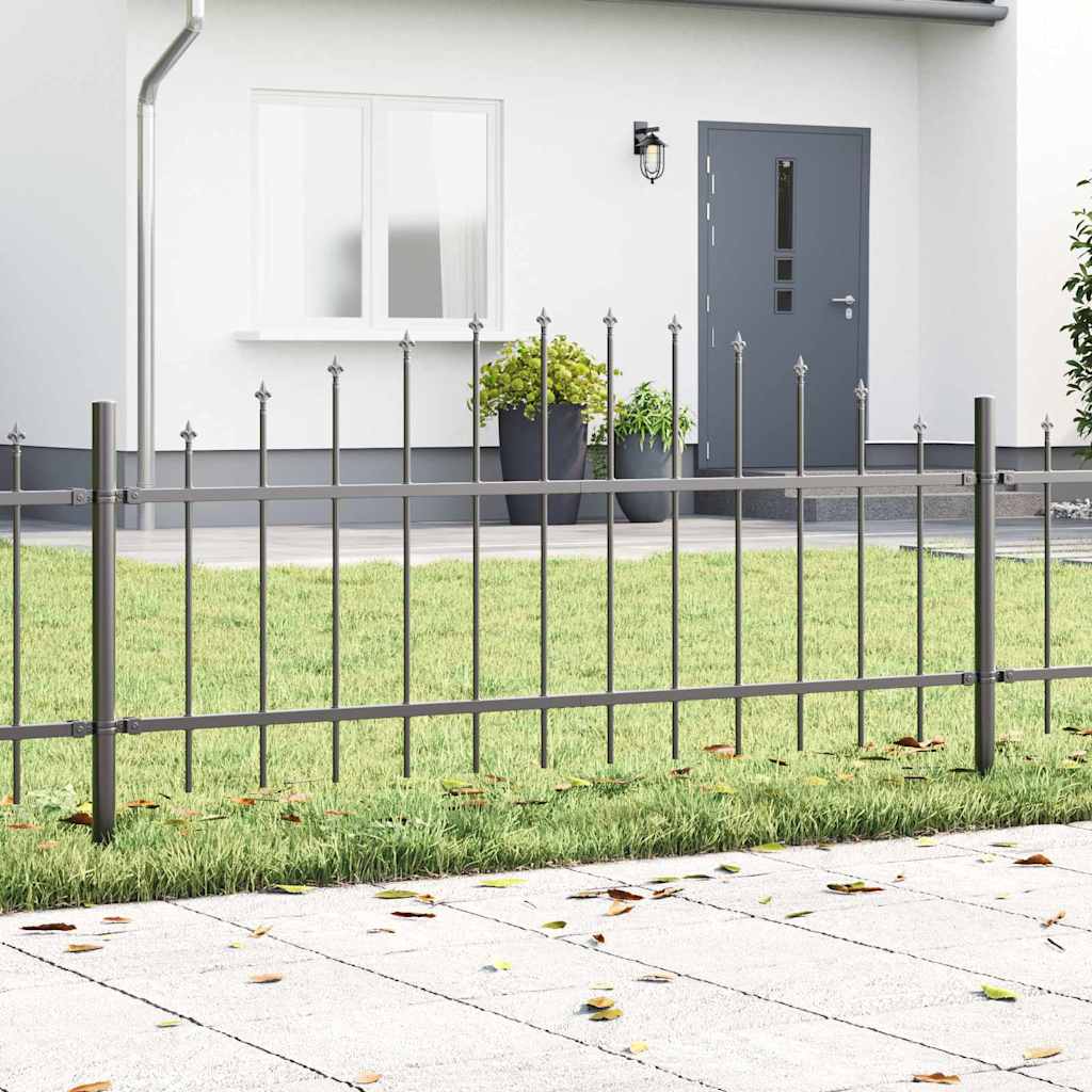 Tuinhek Woerden 8 pcs Grijs is nu te koop bij PeponiXL, paradijselijk wonen!