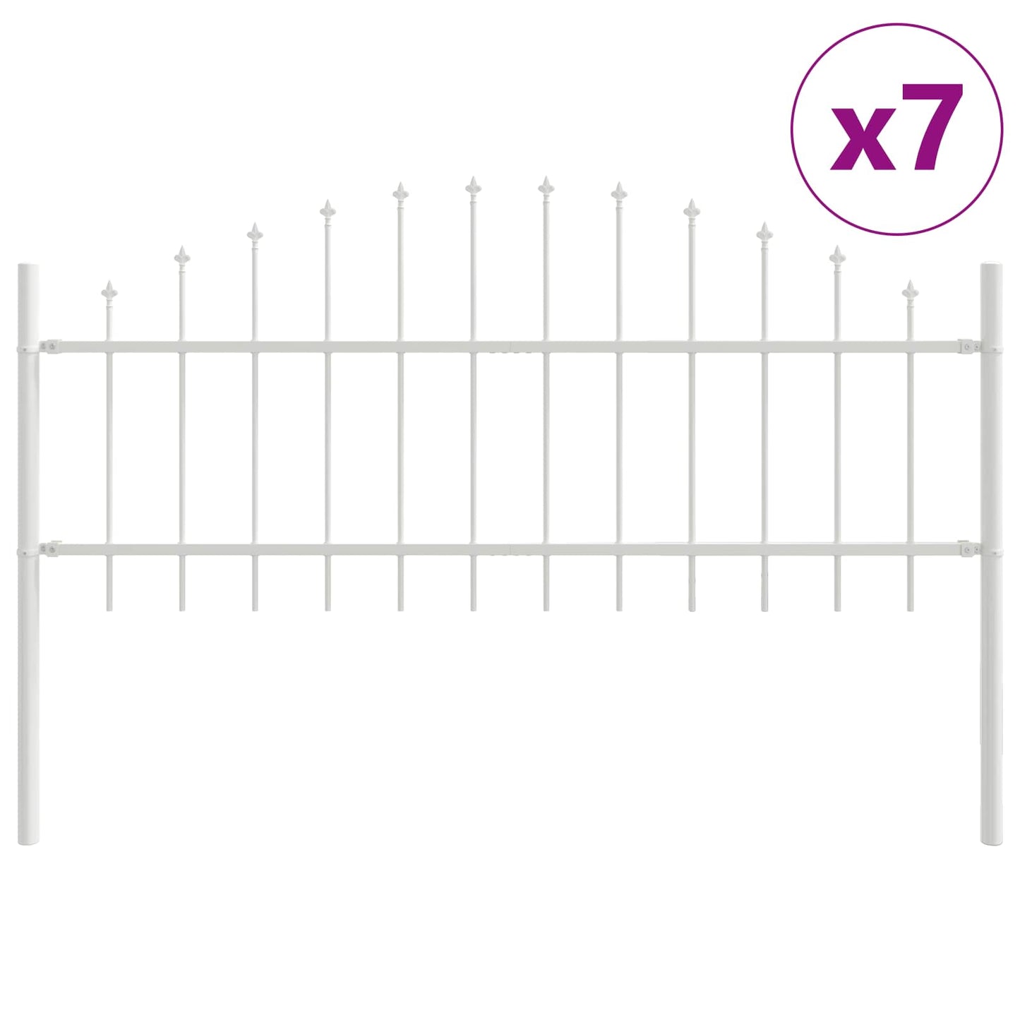 Tuinhek Woerden 7 pcs Wit is nu te koop bij PeponiXL, paradijselijk wonen!