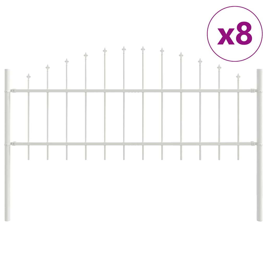 Tuinhek Woerden 8 pcs Wit is nu te koop bij PeponiXL, paradijselijk wonen!