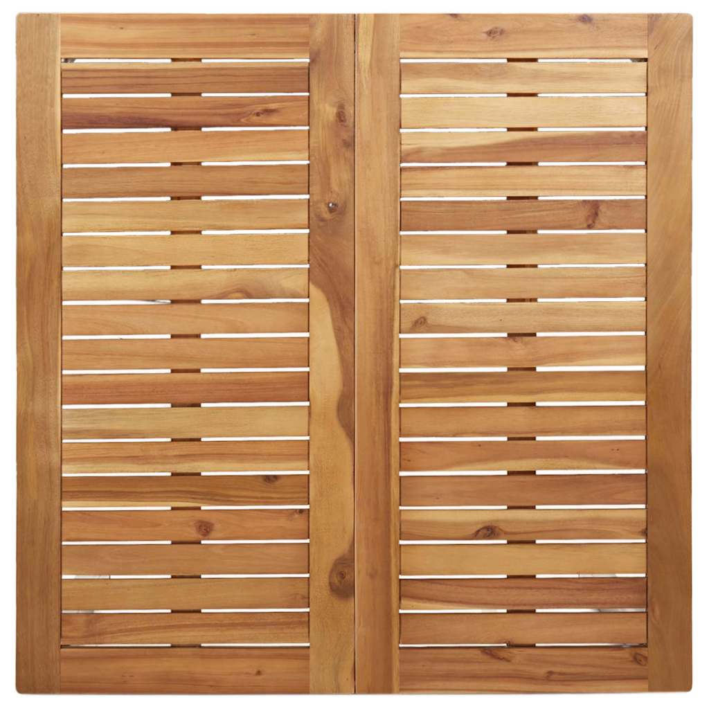 Buiten eettafelset 3 pcs Bruin Massief Acaciahout is nu te koop bij PeponiXL, paradijselijk wonen!