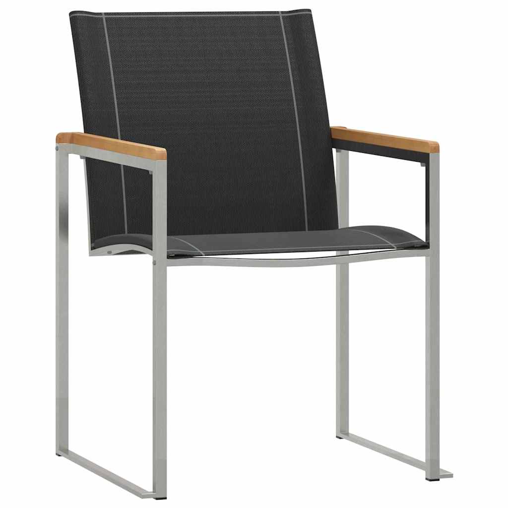 Tuin eettafelset 5 pcs Bruin Massief Acaciahout is nu te koop bij PeponiXL, paradijselijk wonen!