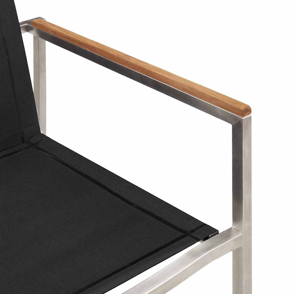 Tuin eettafelset 5 pcs Bruin Massief Teakhout is nu te koop bij PeponiXL, paradijselijk wonen!