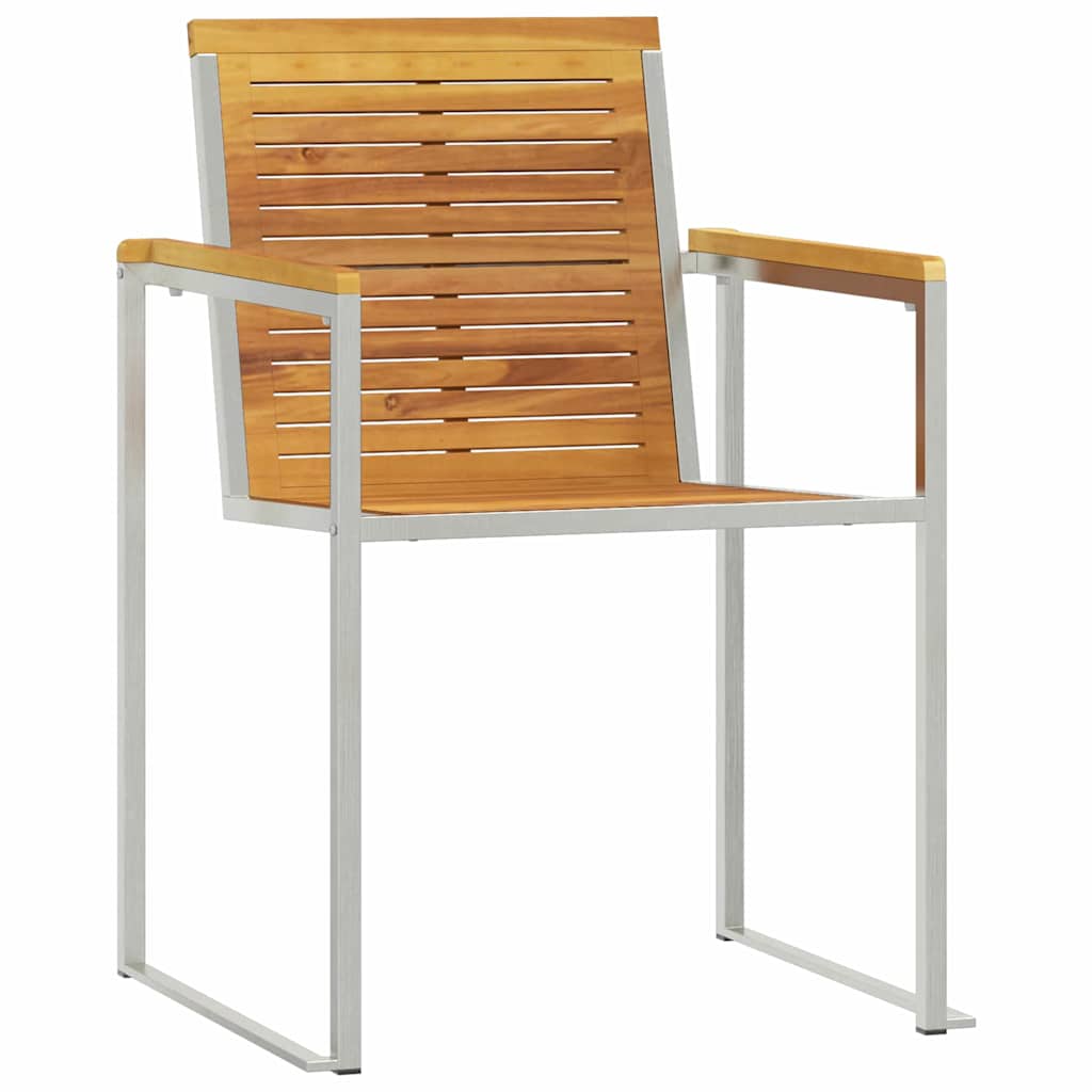 Ligstoel 3 pcs Bruin Massief Teakhout is nu te koop bij PeponiXL, paradijselijk wonen!