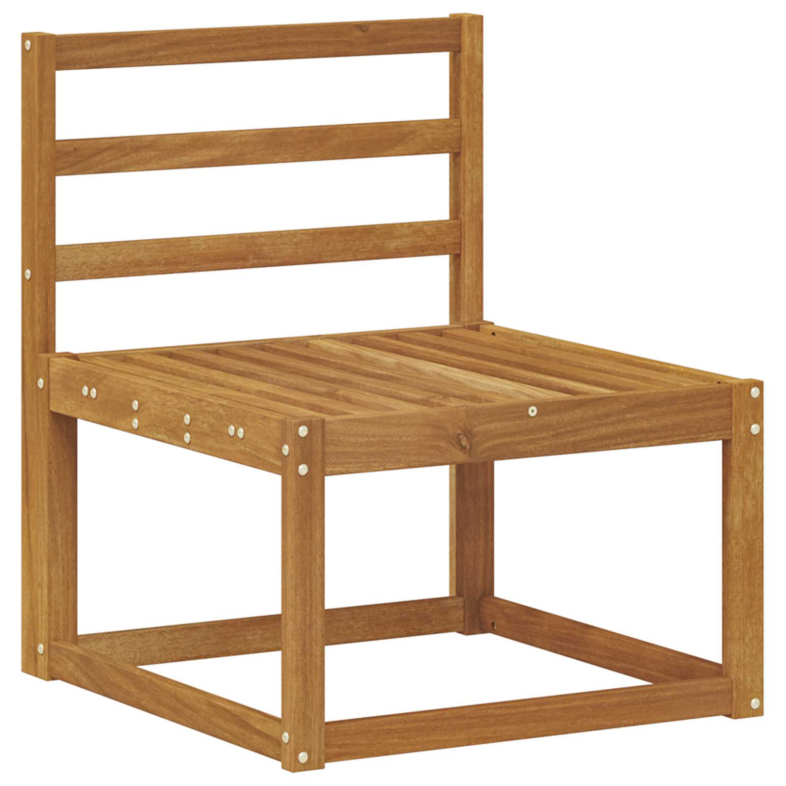 Buiten bankenset 4 Stuk Naturel Massief Acaciahout is nu te koop bij PeponiXL, paradijselijk wonen!