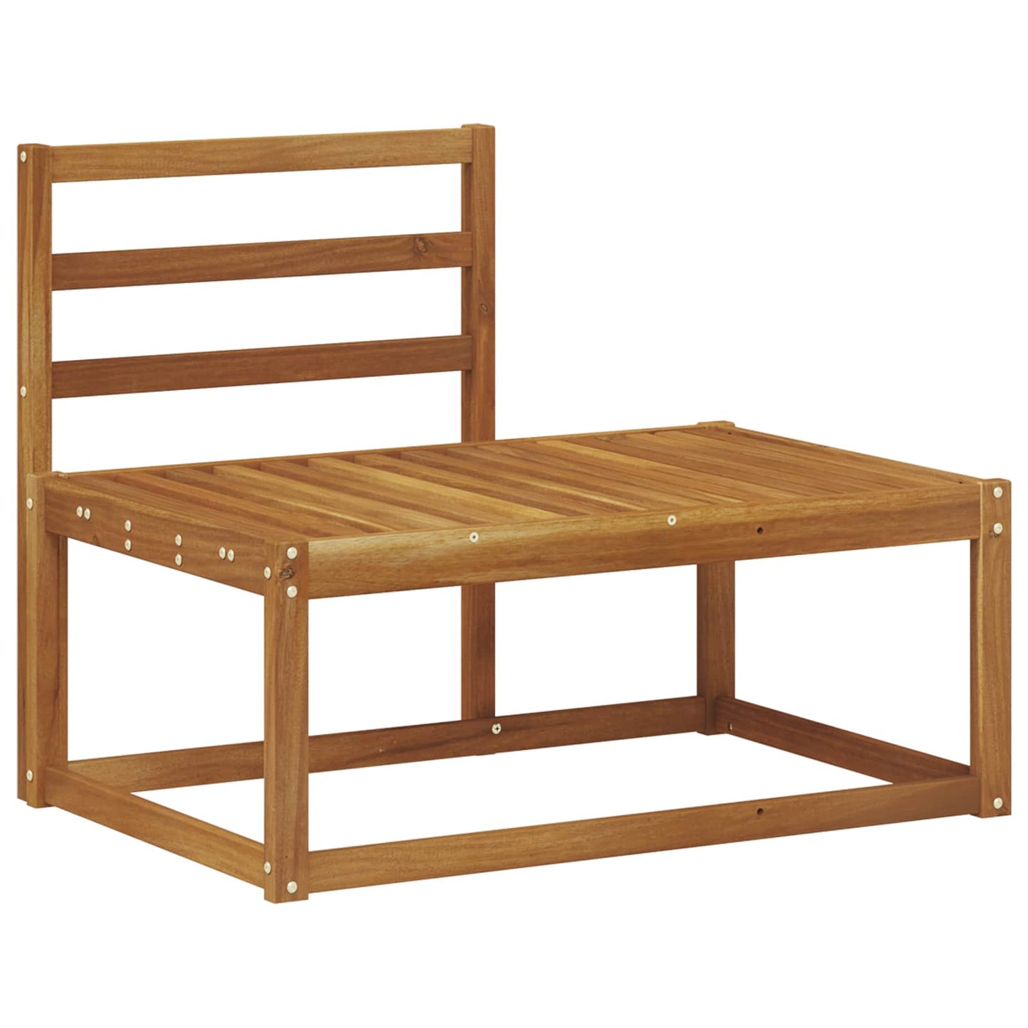 Bankstel 7 Stuk Naturel Massief Acaciahout is nu te koop bij PeponiXL, paradijselijk wonen!