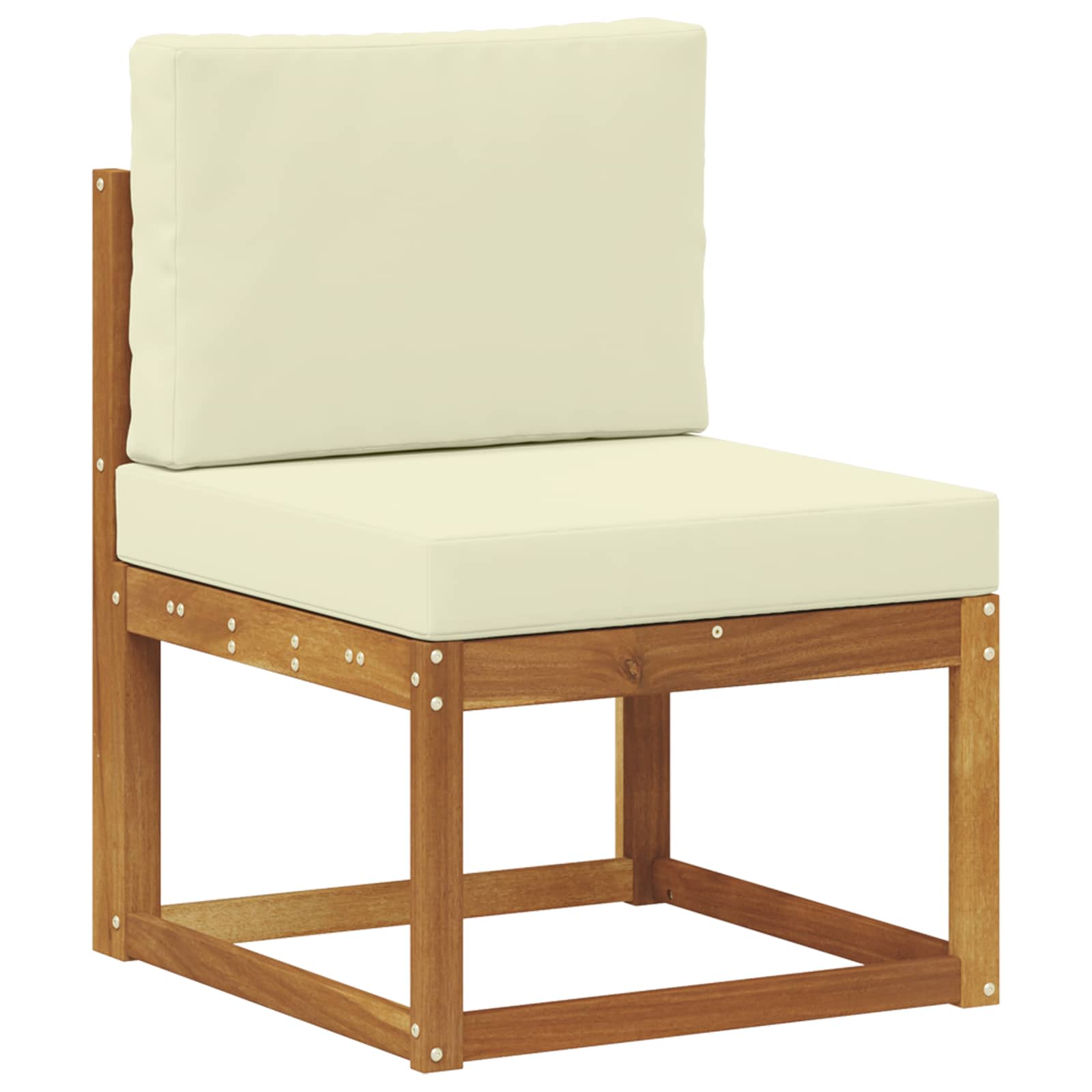 Buiten bankenset met kussen 7 Stuk Natuurlijk en Crème is nu te koop bij PeponiXL, paradijselijk wonen!