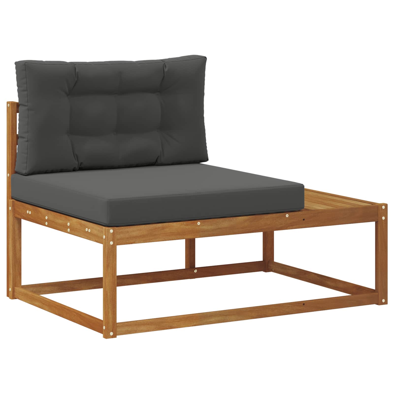 Buiten bankenset met kussen 2 Stuk Natuurlijk en Antraciet is nu te koop bij PeponiXL, paradijselijk wonen!