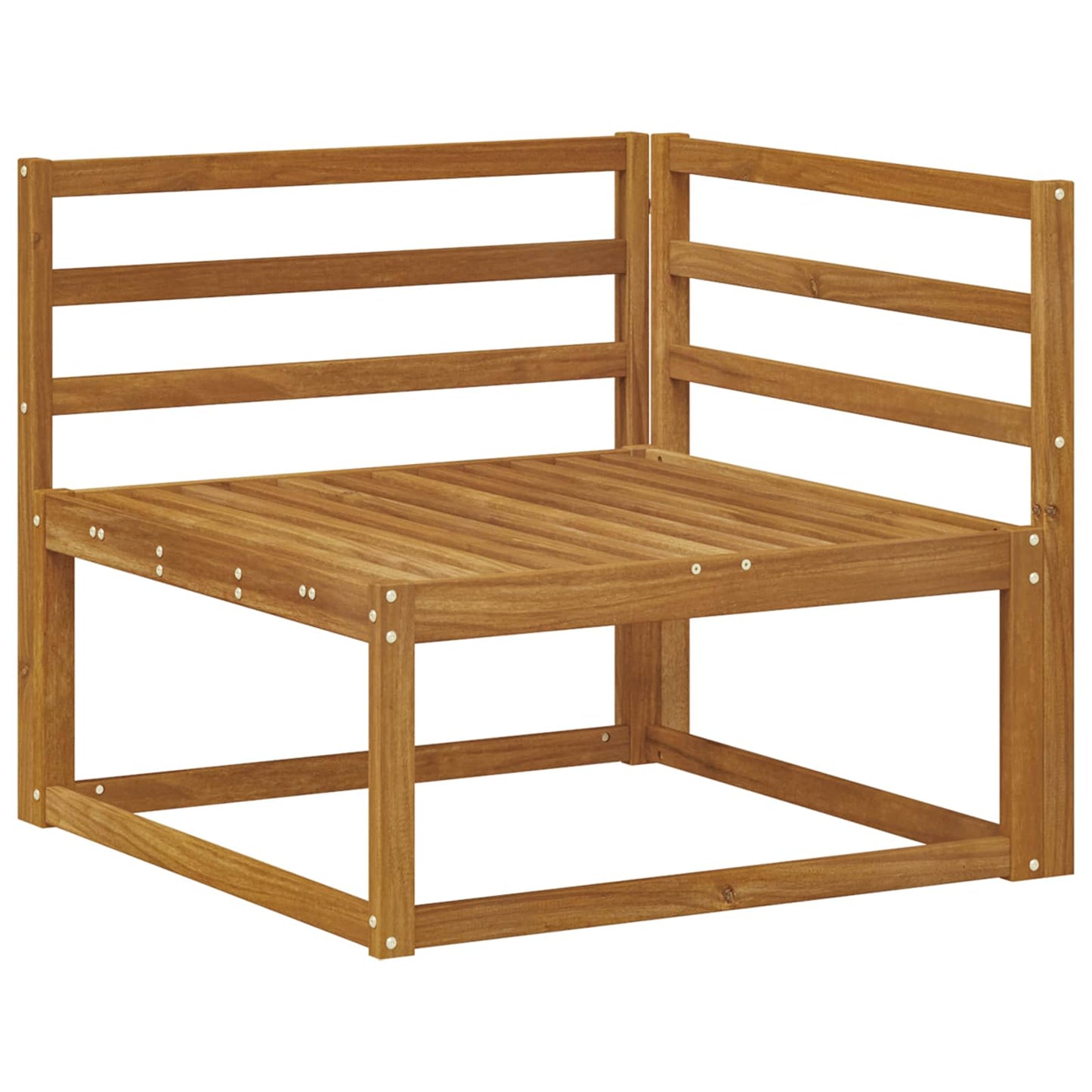 Buiten bankenset 10 pcs Naturel Massief Acaciahout is nu te koop bij PeponiXL, paradijselijk wonen!