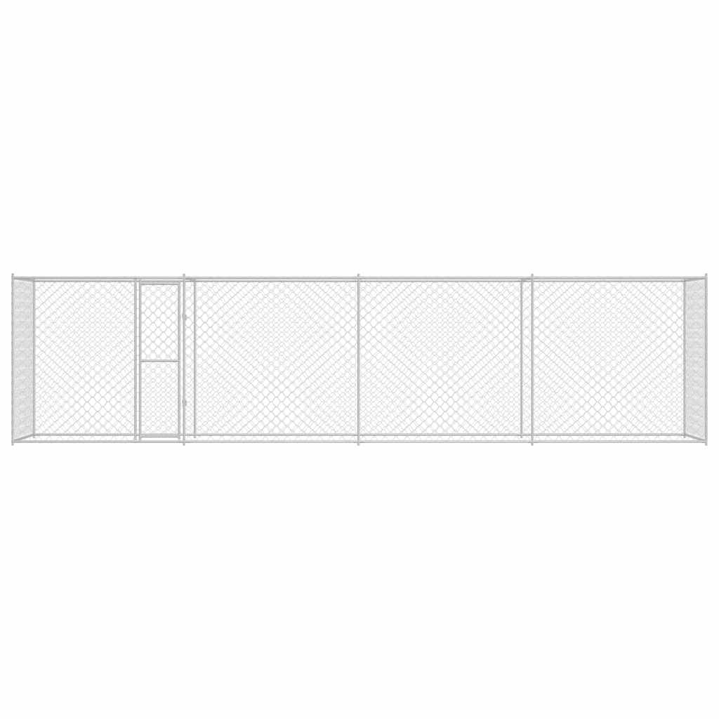 Hondenbench Zilver 800 x 200 x 200 cm Gegalvaniseerd staal is nu te koop bij PeponiXL, paradijselijk wonen!