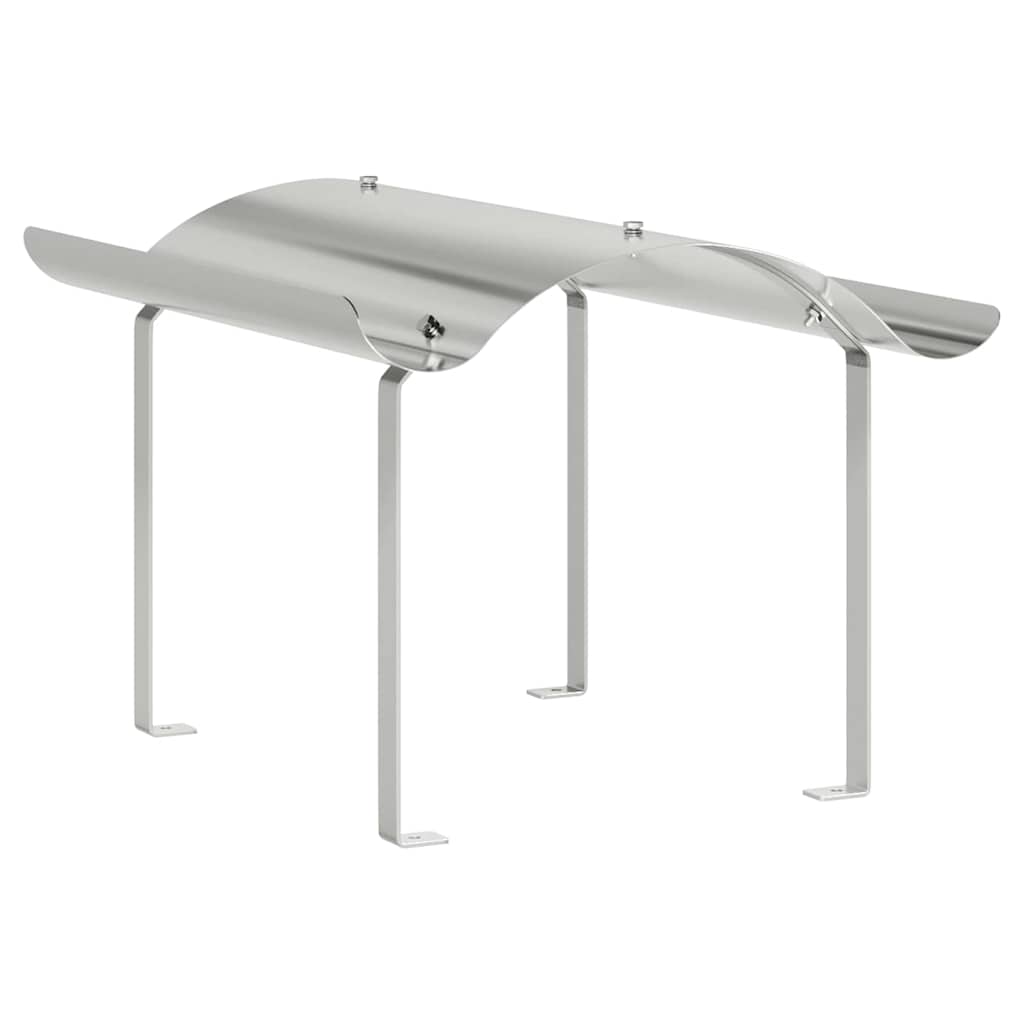 Schoorsteenkap Zilver 59.5 x 50 x 36.5 cm Roestvrij staal is nu te koop bij PeponiXL, paradijselijk wonen!