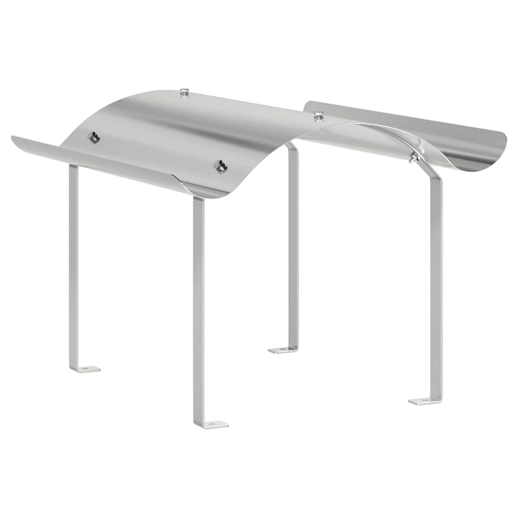 Schoorsteenkap Zilver 59.5 x 50 x 36.5 cm Roestvrij staal is nu te koop bij PeponiXL, paradijselijk wonen!