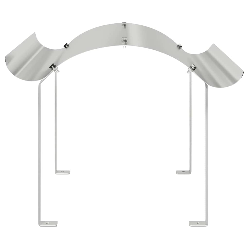 Schoorsteenkap Zilver 59.5 x 50 x 36.5 cm Roestvrij staal is nu te koop bij PeponiXL, paradijselijk wonen!