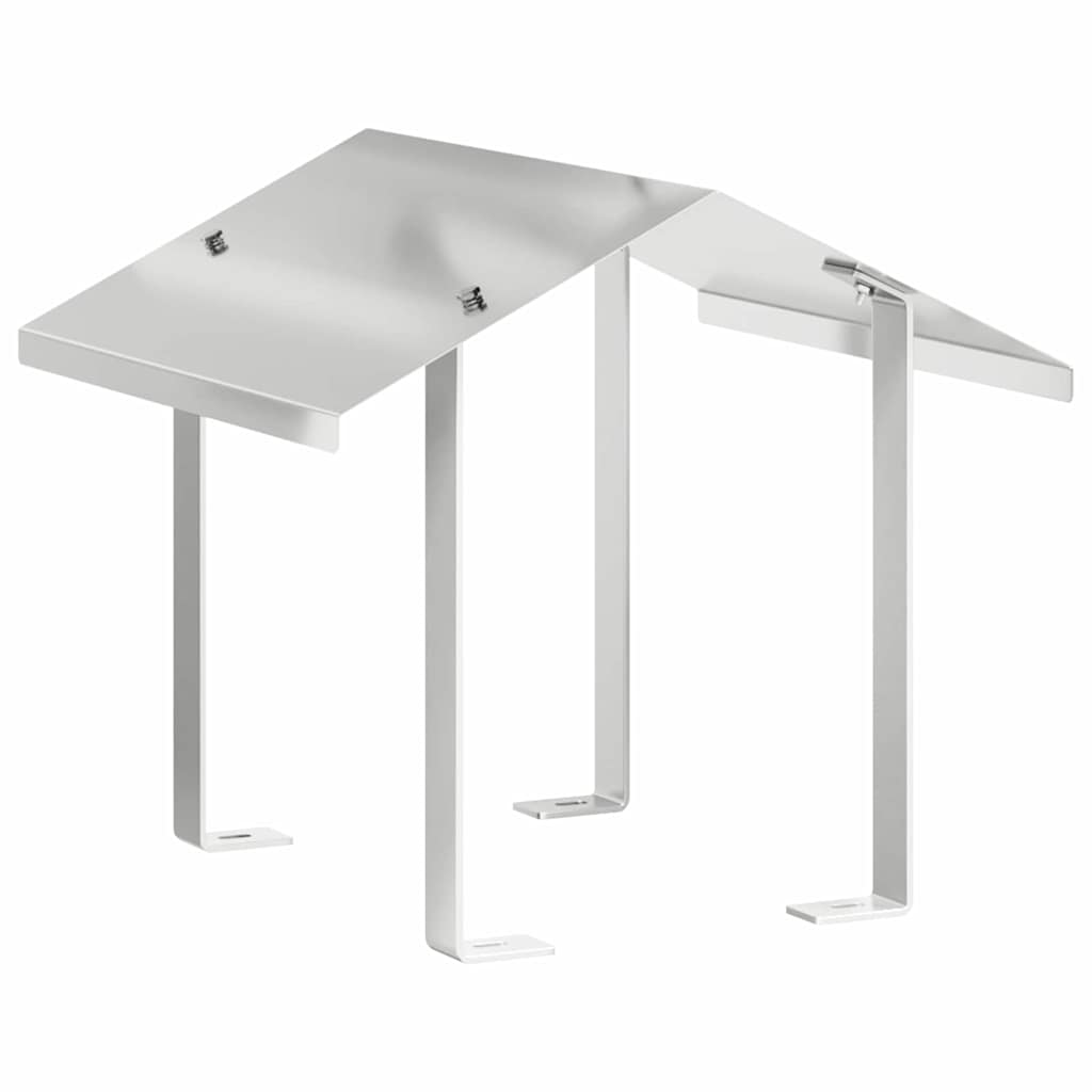 Rookkap Zilver 40 x 40 x 37,5 cm Roestvrij staal is nu te koop bij PeponiXL, paradijselijk wonen!