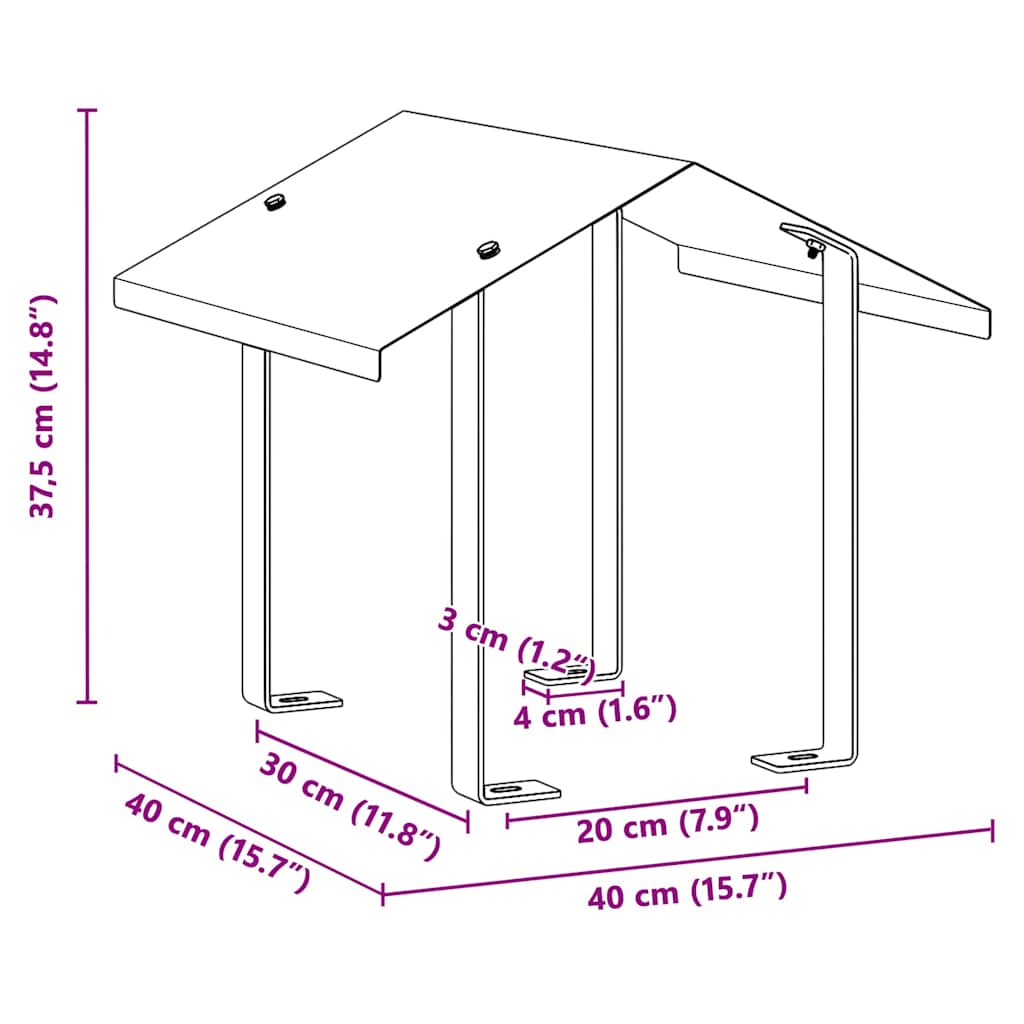 Rookkap Zilver 40 x 40 x 37,5 cm Roestvrij staal is nu te koop bij PeponiXL, paradijselijk wonen!