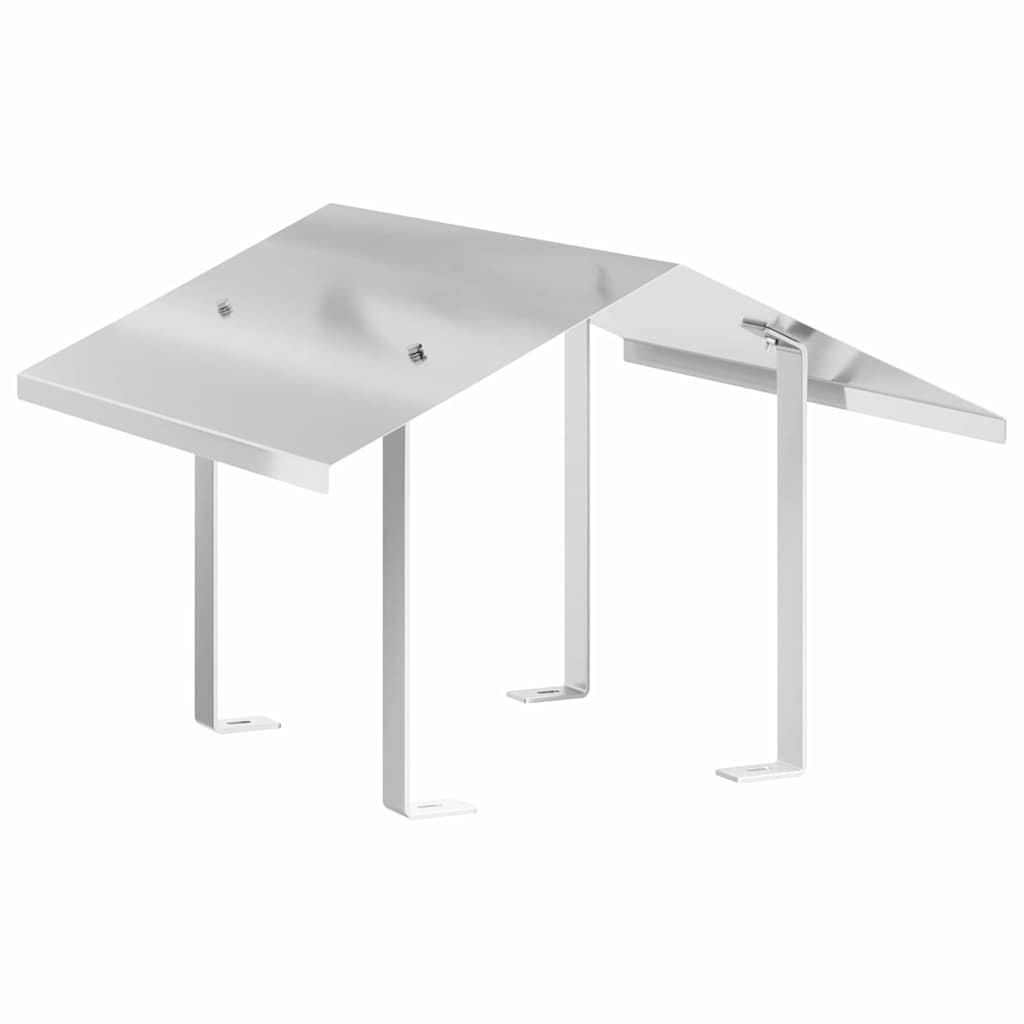 Rookkap Zilver 50 x 50 x 37 cm Roestvrij staal is nu te koop bij PeponiXL, paradijselijk wonen!