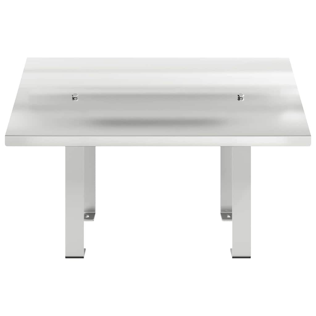 Rookkap Zilver 50 x 50 x 37 cm Roestvrij staal is nu te koop bij PeponiXL, paradijselijk wonen!