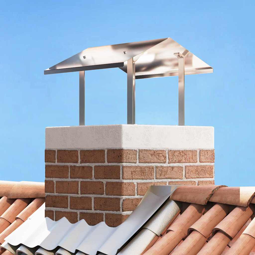 Rookkap Zilver 50 x 60 x 37 cm Roestvrij staal is nu te koop bij PeponiXL, paradijselijk wonen!